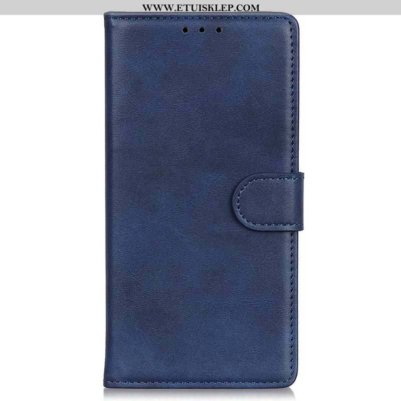 Etui Folio do Samsung Galaxy M53 5G Matowa Sztuczna Skóra